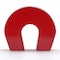 Master Magnetics Magnet Source 1 in. L X 1.126 in. W Red Horseshoe Magnet 2 lb. pull 1 pc 07279 - alternate 4